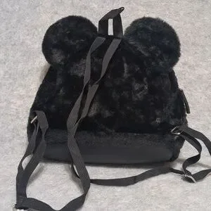 Disney | Bags | Disney Mickey Mouse Mini Backpack Furry Ears  display picture 3